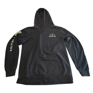 Brixton x Coors Protector II Hoodie Men's Black Sweatshirt Pullover Size M